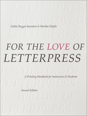 cover image of For the Love of Letterpress